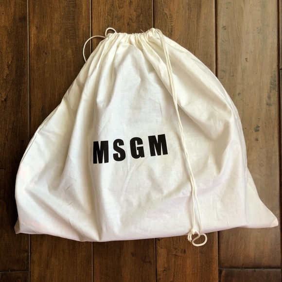 NEW MSGM BOX SATCHEL BAG W/ 3D FRONT LOGO ❤️‍🔥 - Picture 7 of 7